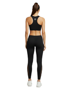 Stylish Net Black Co-ord set for Yoga, Gym and Workout | Gym Outfit for Women