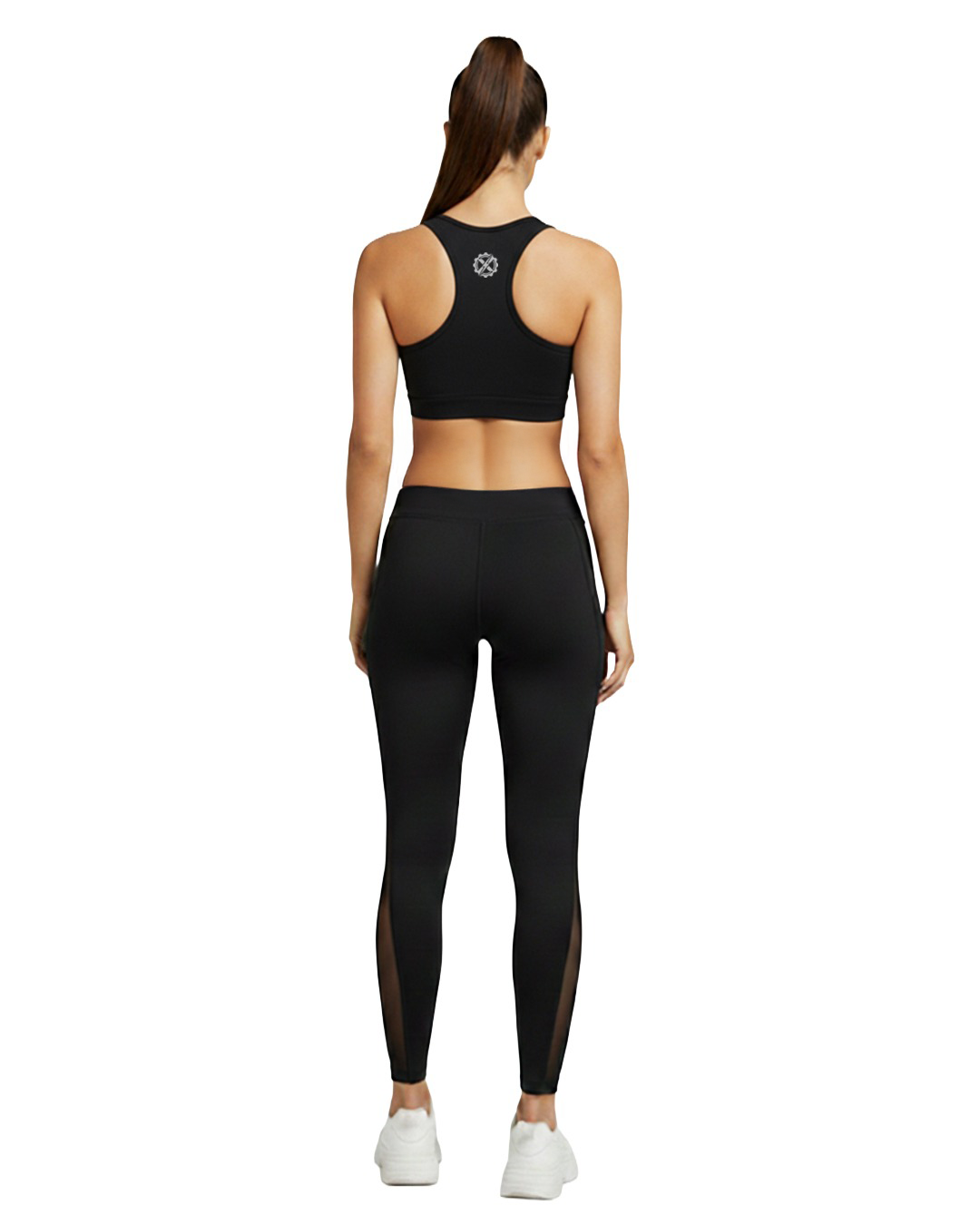 Stylish Net Black Co-ord set for Yoga, Gym and Workout | Gym Outfit for Women