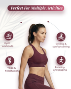 yoga sports bra stretchable and breathable design