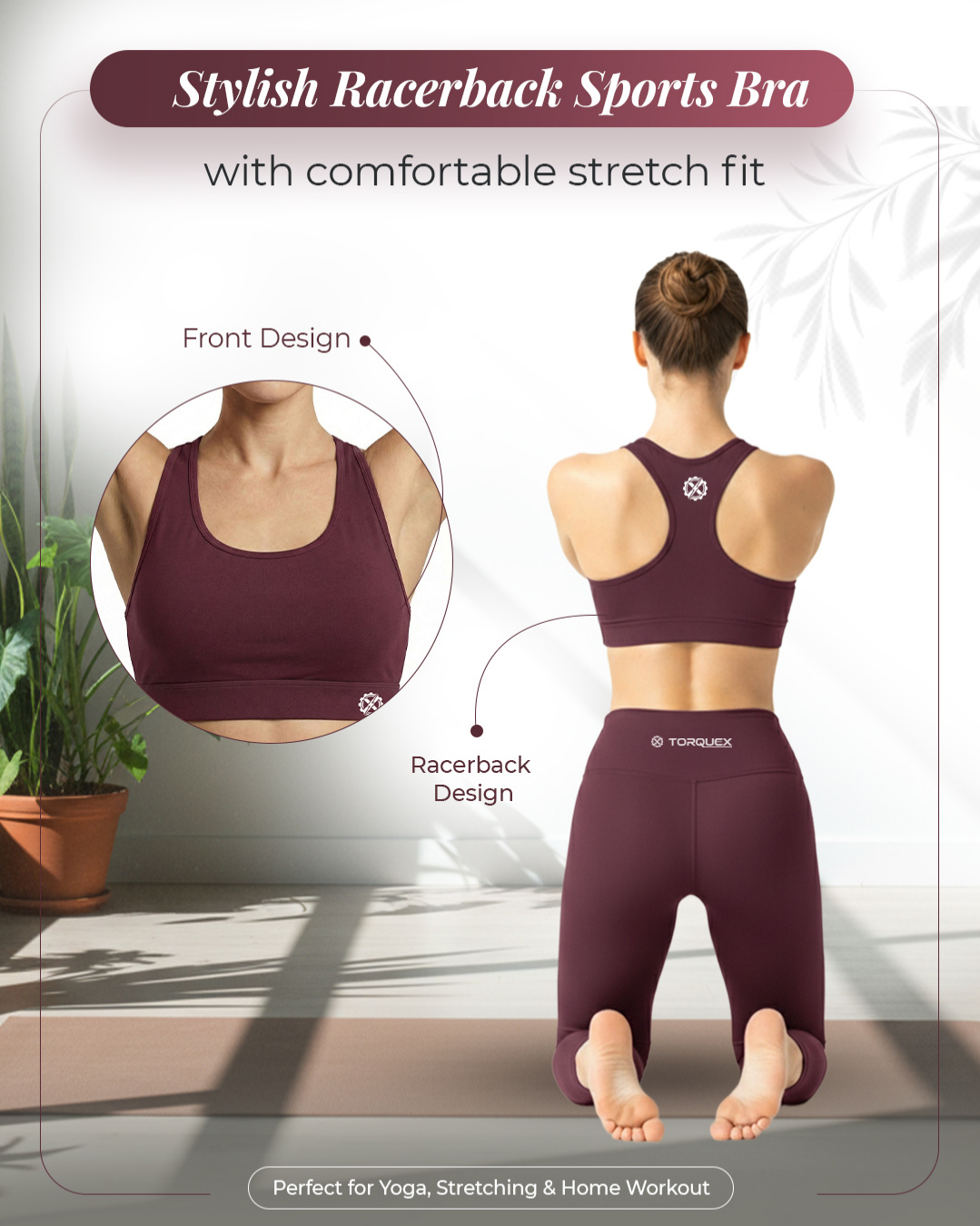 full sports bra high coverage workout bra