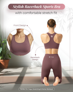 yoga sports bra lightweight stretchable workout bra