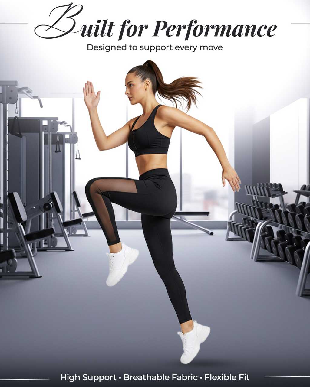active wear co-ord set for women gym and casual use