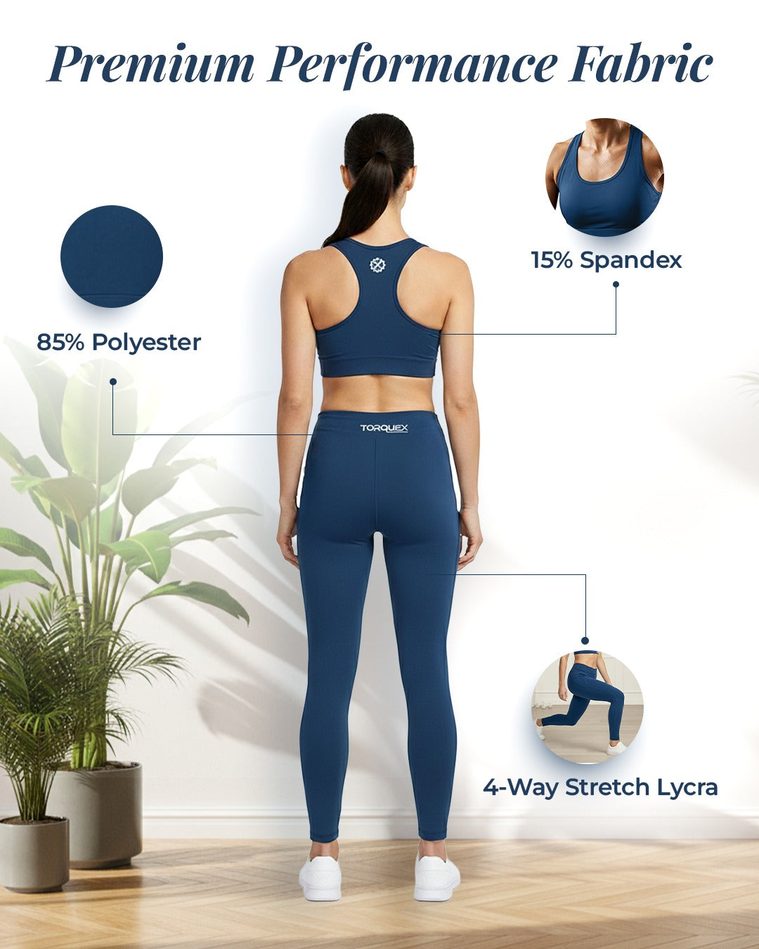 womens gym wear moisture wicking gym outfit set