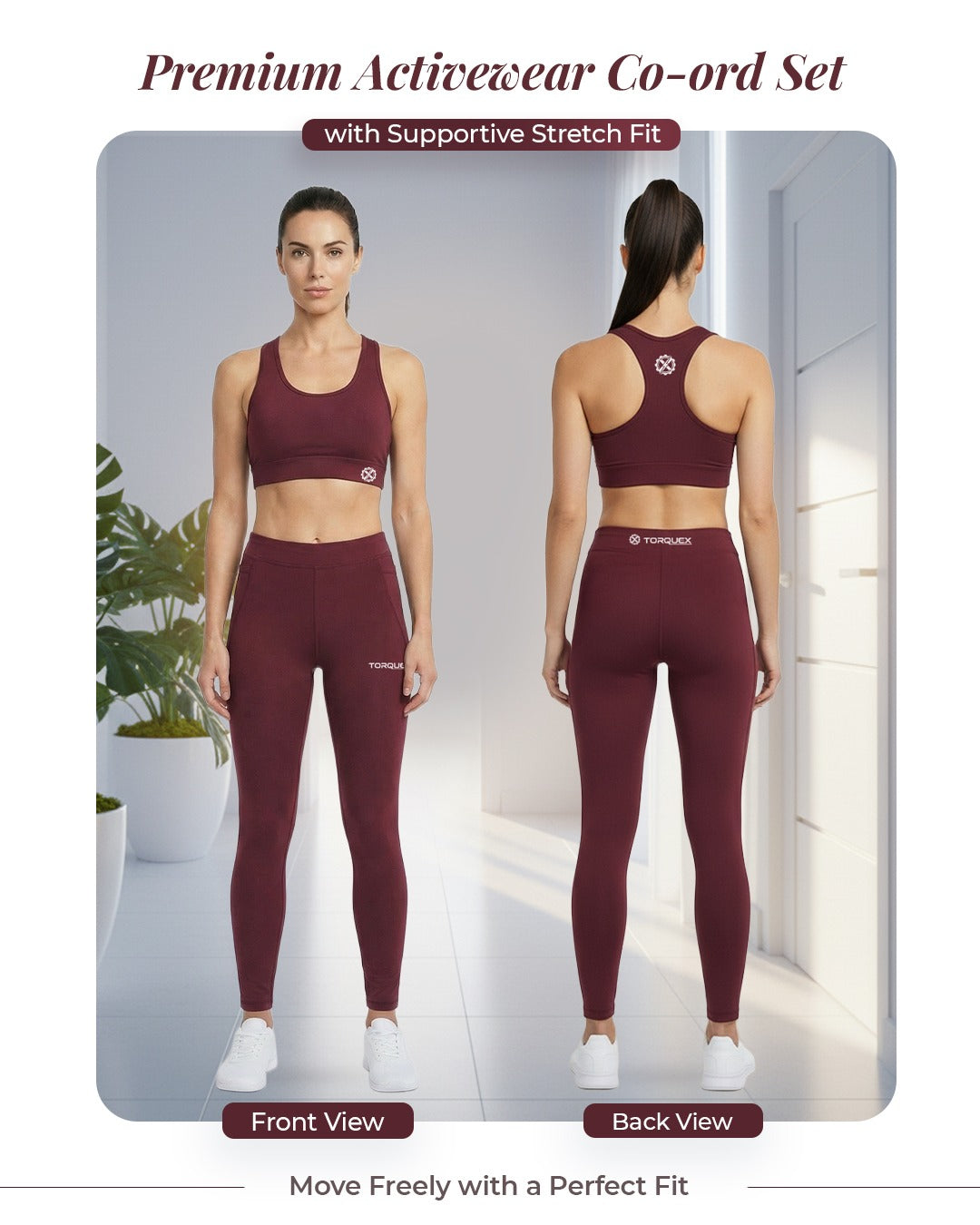 gym outfits women breathable polyester spandex set