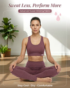 yoga dress for ladies breathable workout outfit