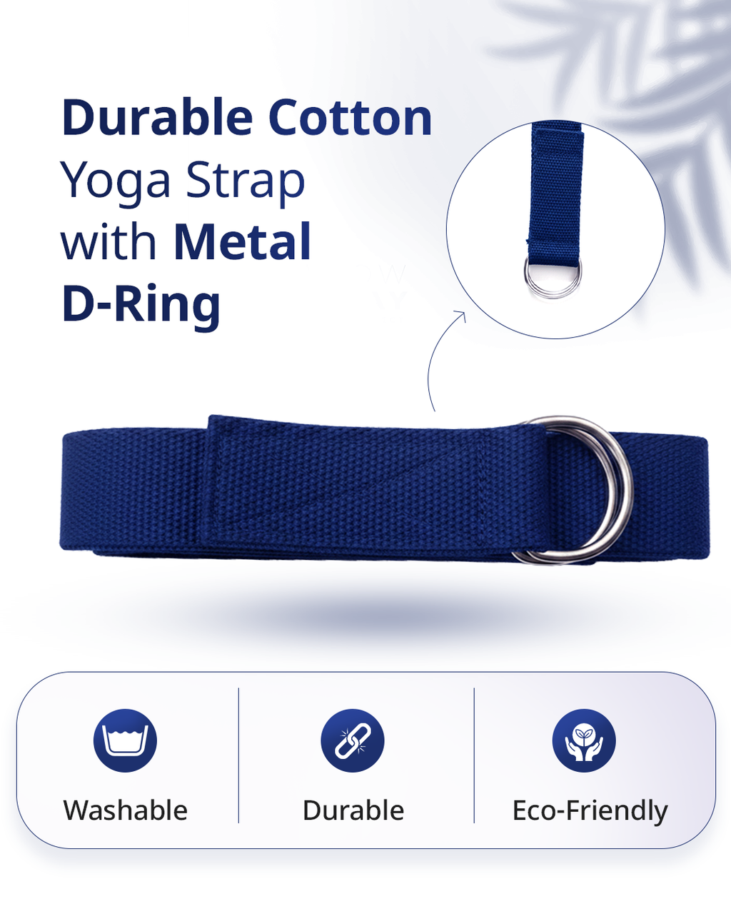 Yoga Deep Stretch Belt - Blue
