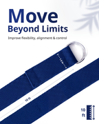 Yoga Deep Stretch Belt - Blue