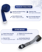 Yoga Deep Stretch Belt - Blue