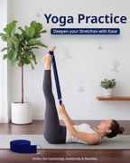 Yoga Deep Stretch Belt - Blue