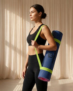 Non-slip exercise mat for home workout and yoga sessions