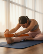Yoga Deep Stretch Belt - Orange