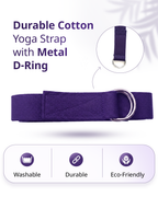 Yoga Deep Stretch Belt - Purple