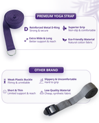 Yoga Deep Stretch Belt - Purple
