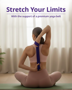 Yoga Deep Stretch Belt - Purple