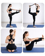 Yoga Deep Stretch Belt - Black