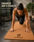100 % Pure Cork Yoga Mat with Bag | Exercise Mat