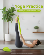 Yoga Deep Stretch Belt - Neon