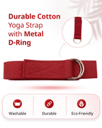 Yoga Deep Stretch Belt - Red